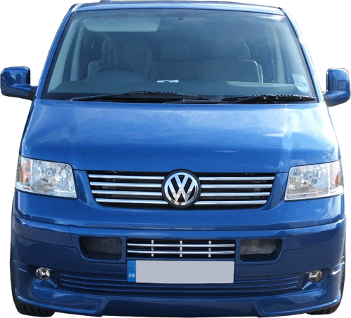 Für VW T5 Transporter 2003-2015 Chrom Türgriffe Blenden Edelstahl 3Trg